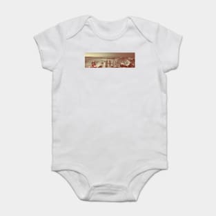 Love Seattle Skyline Panorama Baby Bodysuit